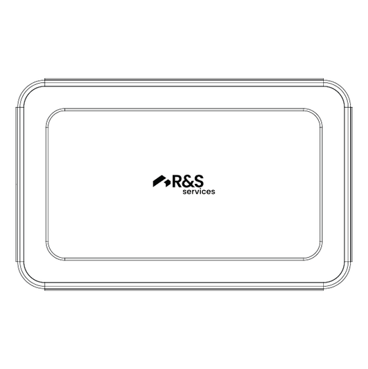 Full-size aluminum lid for catering pan