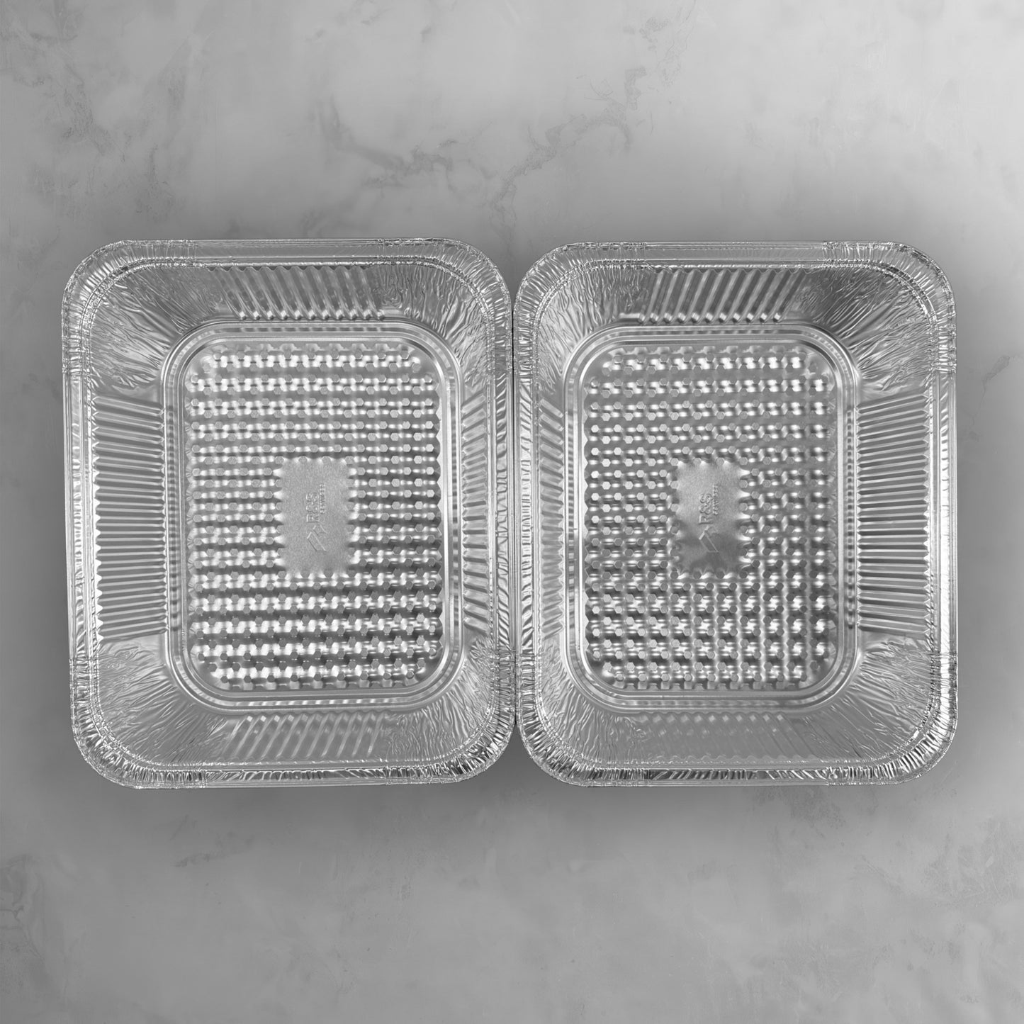 Half-size aluminum pans bulk pack