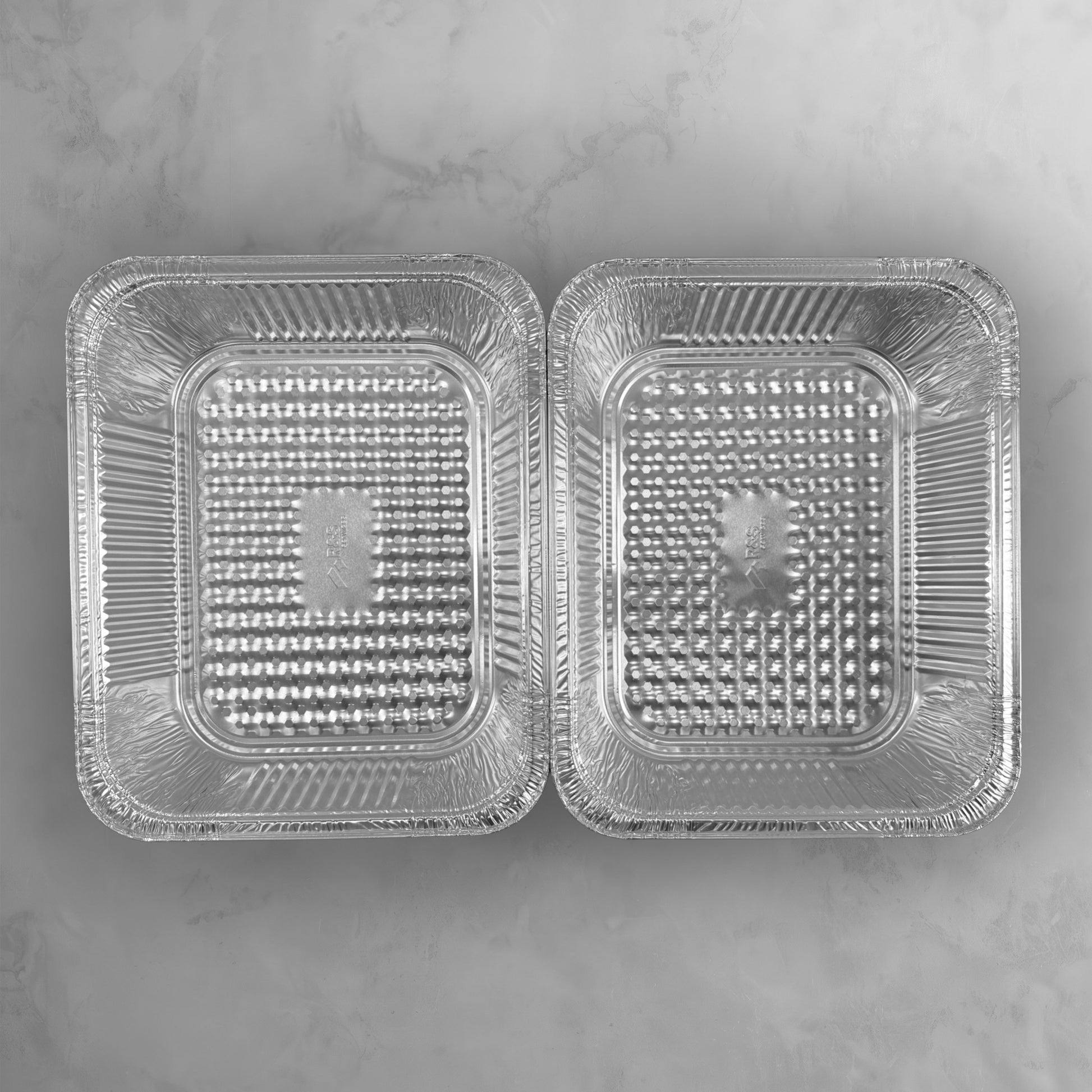 Half-size aluminum pans bulk pack